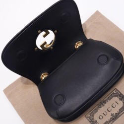 Replica Borsa a tracolla mini Gucci Blondie 724645 Nera