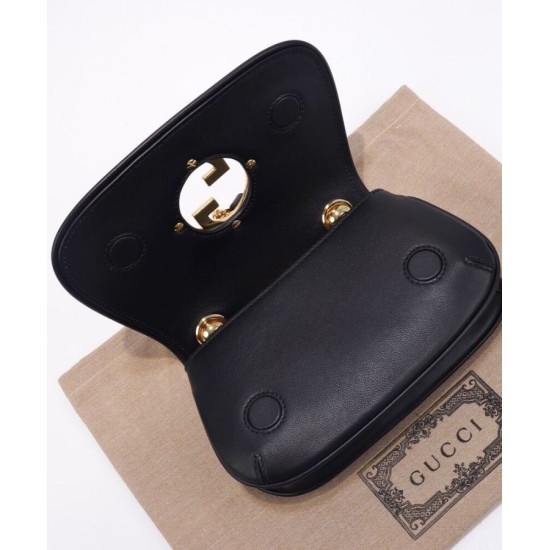 Replica Borsa a tracolla mini Gucci Blondie 724645 Nera
