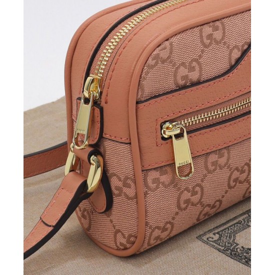 Replica Borsa mini Gucci Ophidia GG 574493 Rosa