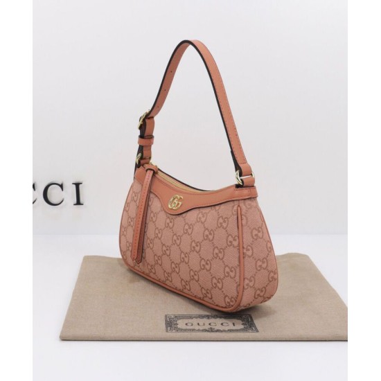 Replica Borsa piccola Gucci Ophidia GG 735145 Rosa