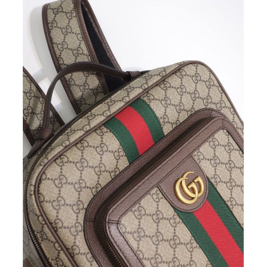 Replica Zaino medio Gucci Ophidia GG 745718 Caffè scuro