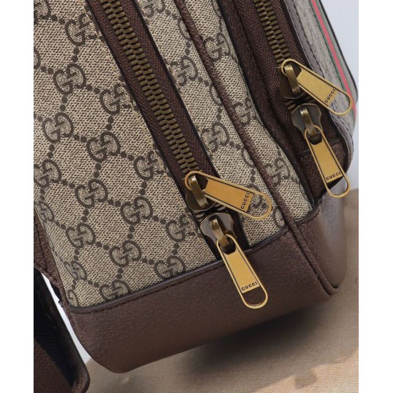 Replica Zaino medio Gucci Ophidia GG 745718 Caffè scuro