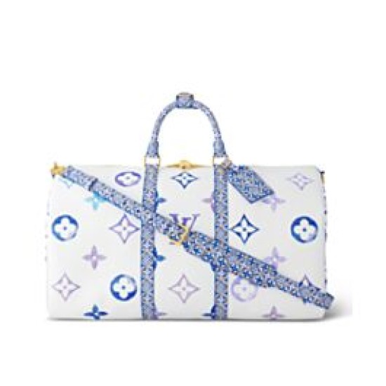 Replica Borsa Louis Vuitton Keepall Bandouliere 45 M10254 Blu