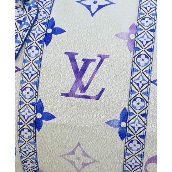 Replica Borsa Louis Vuitton Keepall Bandouliere 45 M10254 Blu