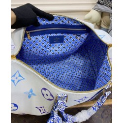 Replica Borsa Louis Vuitton Keepall Bandouliere 45 M10254 Blu