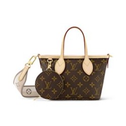 Replica Borsa Louis Vuitton Neverfull BB M46705 Marrone