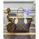 Replica Borsa Louis Vuitton Neverfull BB M46705 Marrone