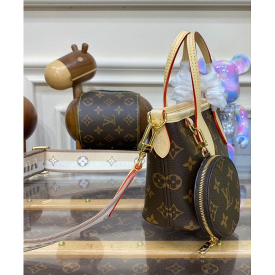 Replica Borsa Louis Vuitton Neverfull BB M46705 Marrone