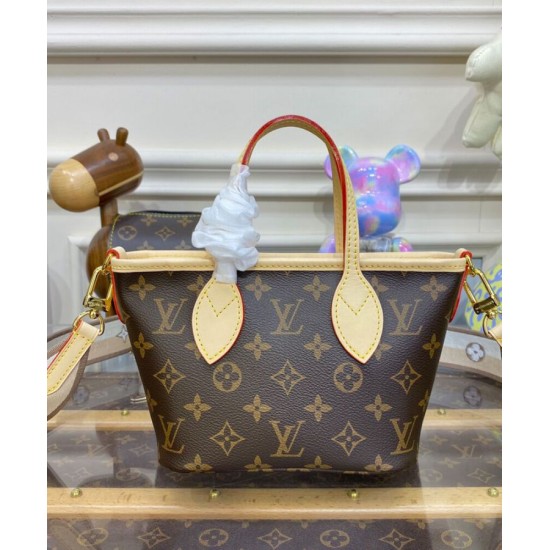 Replica Borsa Louis Vuitton Neverfull BB M46705 Marrone