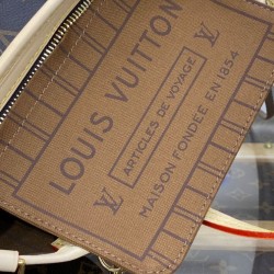 Replica Borsa Louis Vuitton Neverfull BB M46705 Marrone