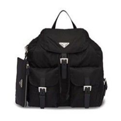 Replica Zaino medio Prada Re-Nylon 1BZ811 Nero