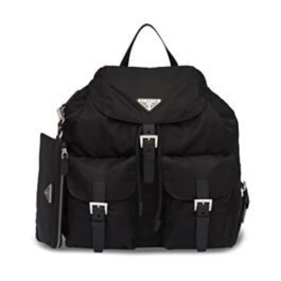 Replica Zaino medio Prada Re-Nylon 1BZ811 Nero