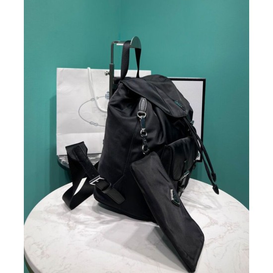 Replica Zaino medio Prada Re-Nylon 1BZ811 Nero