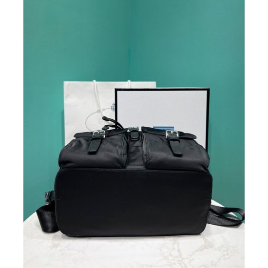 Replica Zaino medio Prada Re-Nylon 1BZ811 Nero
