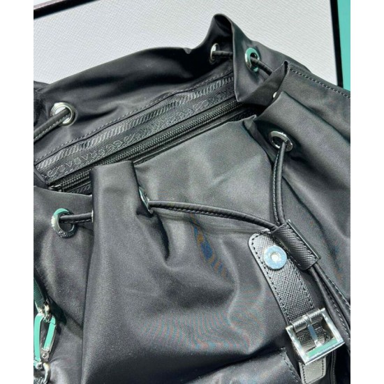 Replica Zaino medio Prada Re-Nylon 1BZ811 Nero