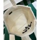 Replica Borsa tote Prada all'uncinetto 1BG392 Crema