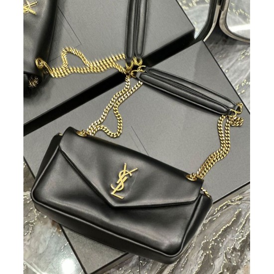 Replica Borsa YSL Saint Laurent Calypso decorata con il nero Cassandre Replica Borsa YSL Saint Laurent Calypso decorata con il nero Cassandre