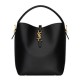 Replica YSL Saint Laurent Le 37 in borsa lucida nera Replica YSL Saint Laurent Le 37 in borsa lucida nera