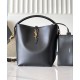 Replica YSL Saint Laurent Le 37 in borsa lucida nera Replica YSL Saint Laurent Le 37 in borsa lucida nera