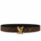 Replica Cintura reversibile Louis Vuitton LV Dove 40MM in tela monogramma M0577T