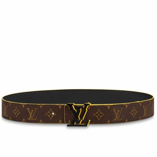 Replica Cintura reversibile Louis Vuitton LV rotta da 40 mm in tela monogramma M0612V