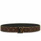Replica Cintura reversibile Louis Vuitton LV rotta da 40 mm in tela monogramma M0612V