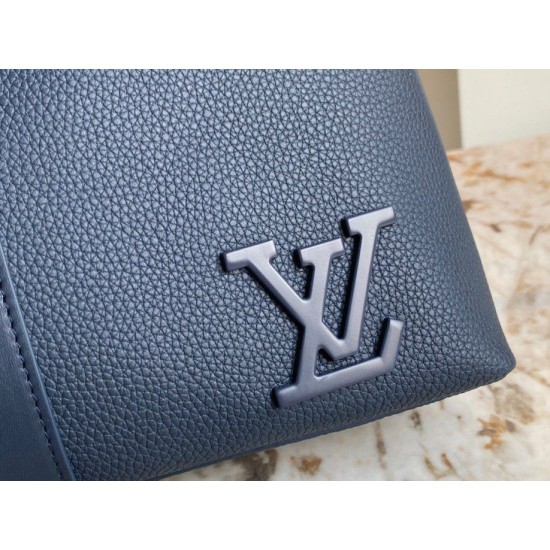 Replica Valigetta Louis Vuitton Takeoff in pelle Aerogram blu M21440 Replica Valigetta Louis Vuitton Takeoff in pelle Aerogram blu M21440