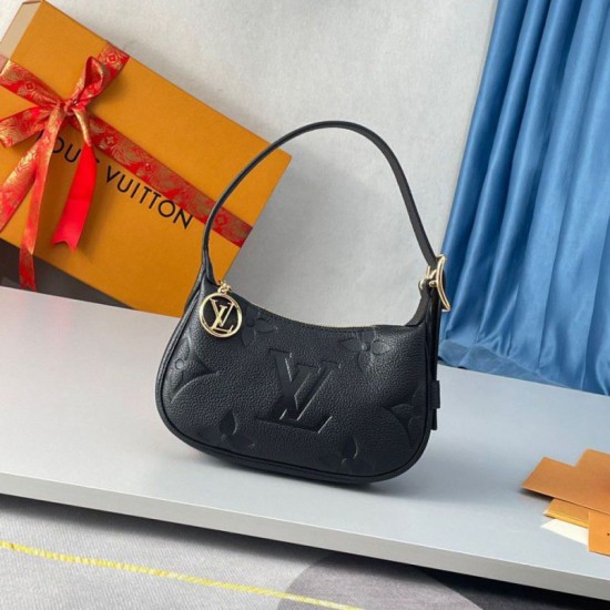 Replica Borsa Louis Vuitton Mini Moon M82391 Monogram Empreinte Nera