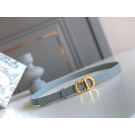 Replica Cintura Dior Saddle 20MM Grigia
