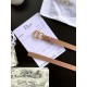 Replica Cintura Dior Saddle 20MM Pelle di vitello Nude