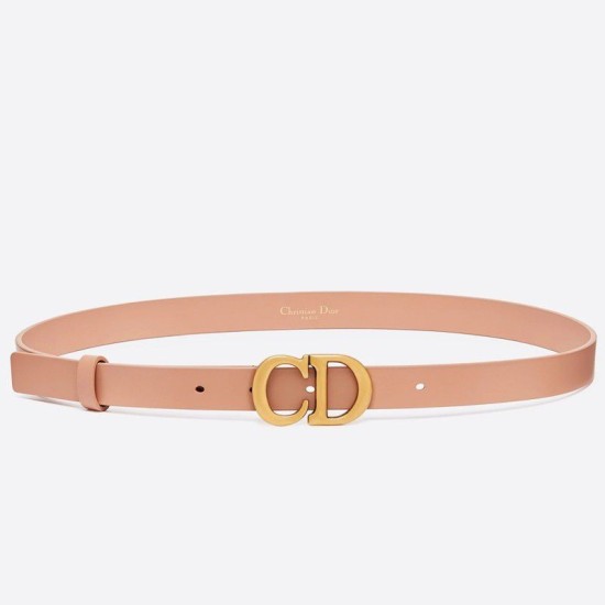 Replica Cintura Dior Saddle 20MM Pelle di vitello Nude