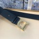 Replica Cintura Dior 30 Montaigne 40MM Pelle di vitello liscia Nera