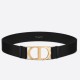 Replica Cintura Dior 30 Montaigne 40MM Pelle di vitello liscia Nera