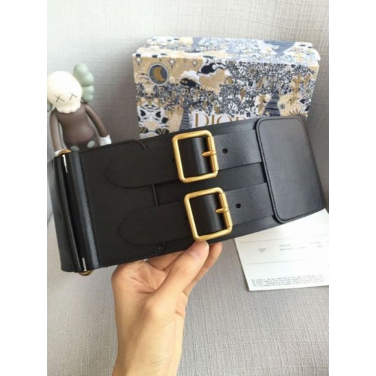 Replica Cintura Dior D-Vita 100 mm Nera