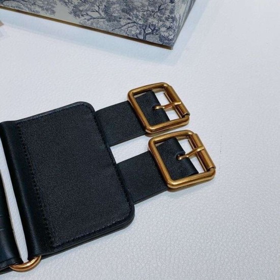 Replica Cintura Dior D-Vita 100 mm Nera
