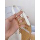 Replica Cintura Dior Caro 15MM in pelle di vitello e catena Bianca