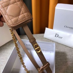 Replica Cintura Dior Caro 15MM con custodia rimovibile Beige