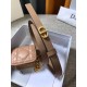 Replica Cintura Dior Caro 15MM con custodia rimovibile Beige