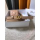 Replica Cintura Dior Caro 15MM con custodia rimovibile Beige