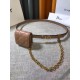 Replica Cintura Dior Caro 15MM con custodia rimovibile Beige