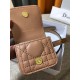 Replica Cintura Dior Caro 15MM con custodia rimovibile Beige
