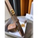 Replica Cintura Dior Caro 15MM con custodia rimovibile Beige