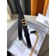 Replica Cintura Dior Caro 15MM con custodia rimovibile Nera