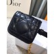 Replica Cintura Dior Caro 15MM con custodia rimovibile Nera
