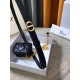 Replica Cintura Dior Caro 15MM con custodia rimovibile Nera