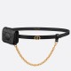 Replica Cintura Dior Caro 15MM con custodia rimovibile Nera