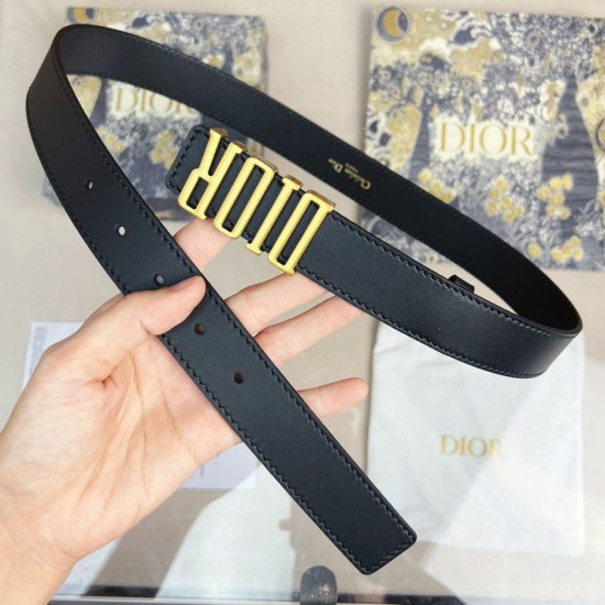 Replica Cintura Dior D-Fence 30MM Nera