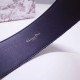 Replica Cintura Dior Diorquake 55MM Tela Obliqua Blu