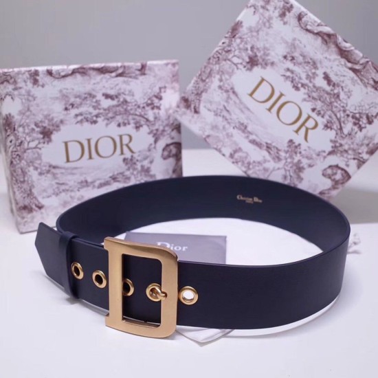 Replica Cintura Dior Diorquake 55MM Blu scuro