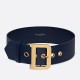 Replica Cintura Dior Diorquake 55MM Blu scuro
